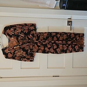 Floral Velvet Modcloth Dress